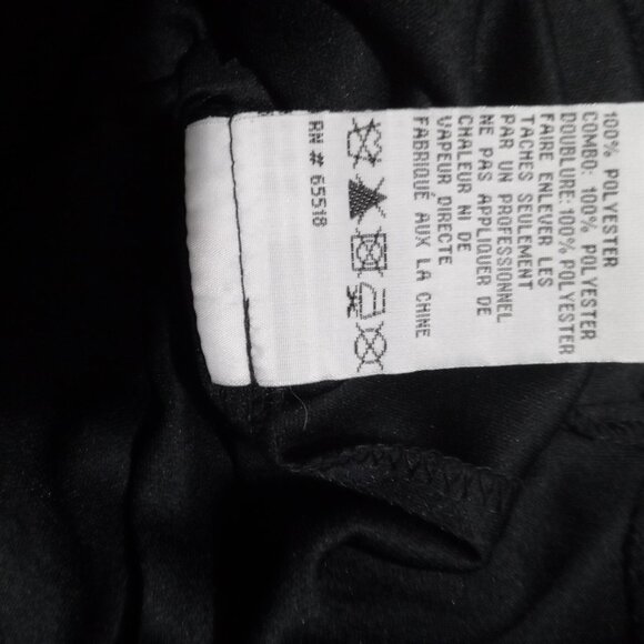 Vintage Stenay Size 8 Black Sleeveless Dress Sheer Neckline Embellished Shoulder - Picture 2 of 16